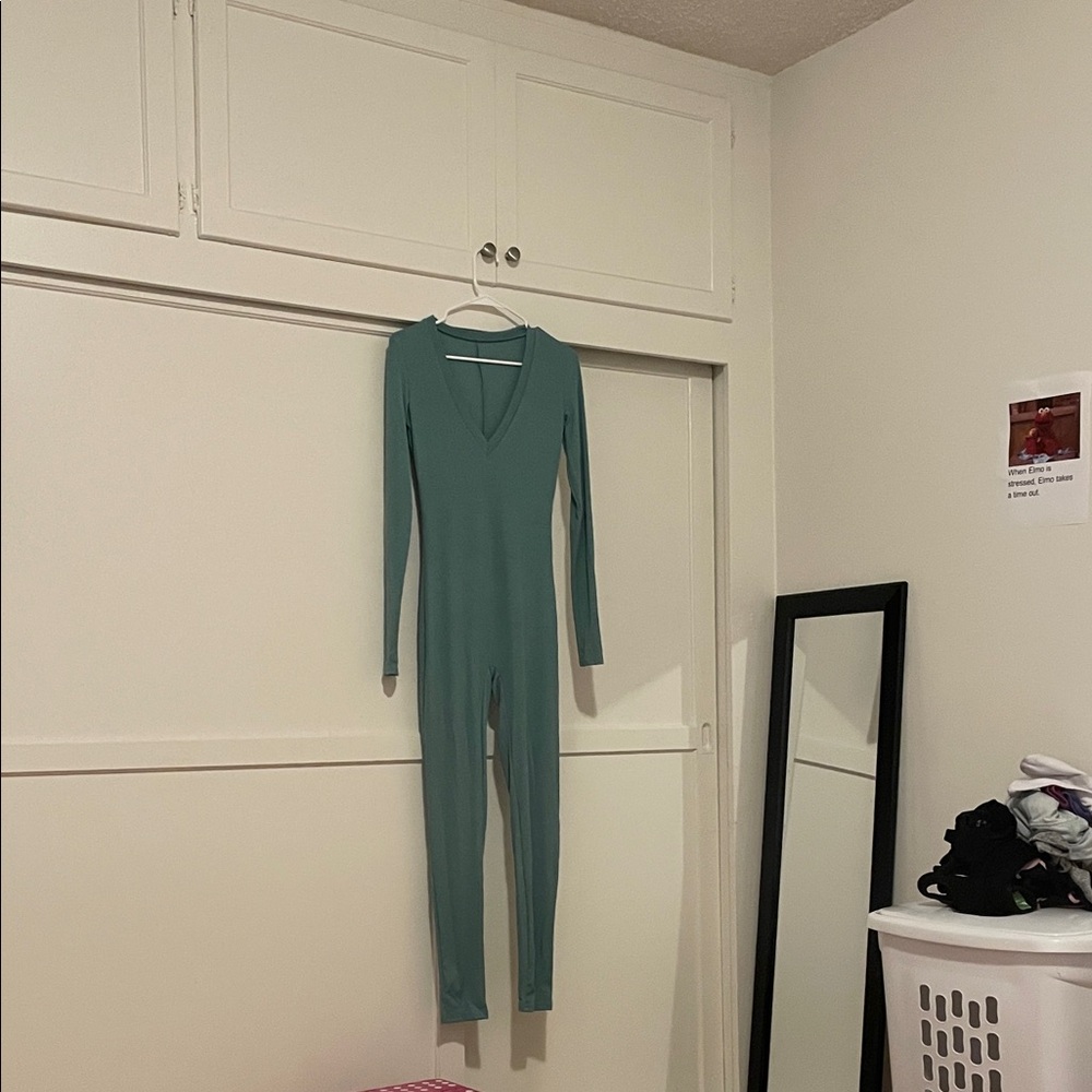 Elegant Teal Jumpsuit